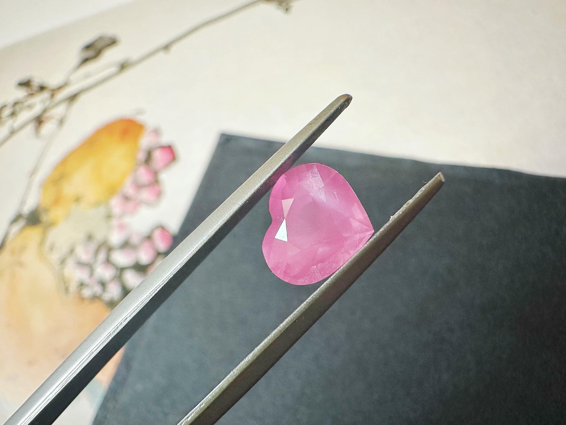 Vivid Pink Mahenge Spinel, Natural Unheated Loose Gemstone (GUILD Certificate)