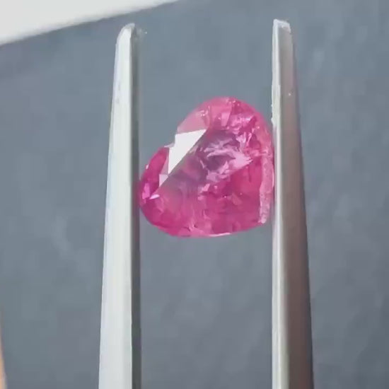 Certified Natural Hot Pink Mahenge Spinel, Unheated Loose Gemstone for Bespoke Engagement Ring, Tanzanian Precision Cut