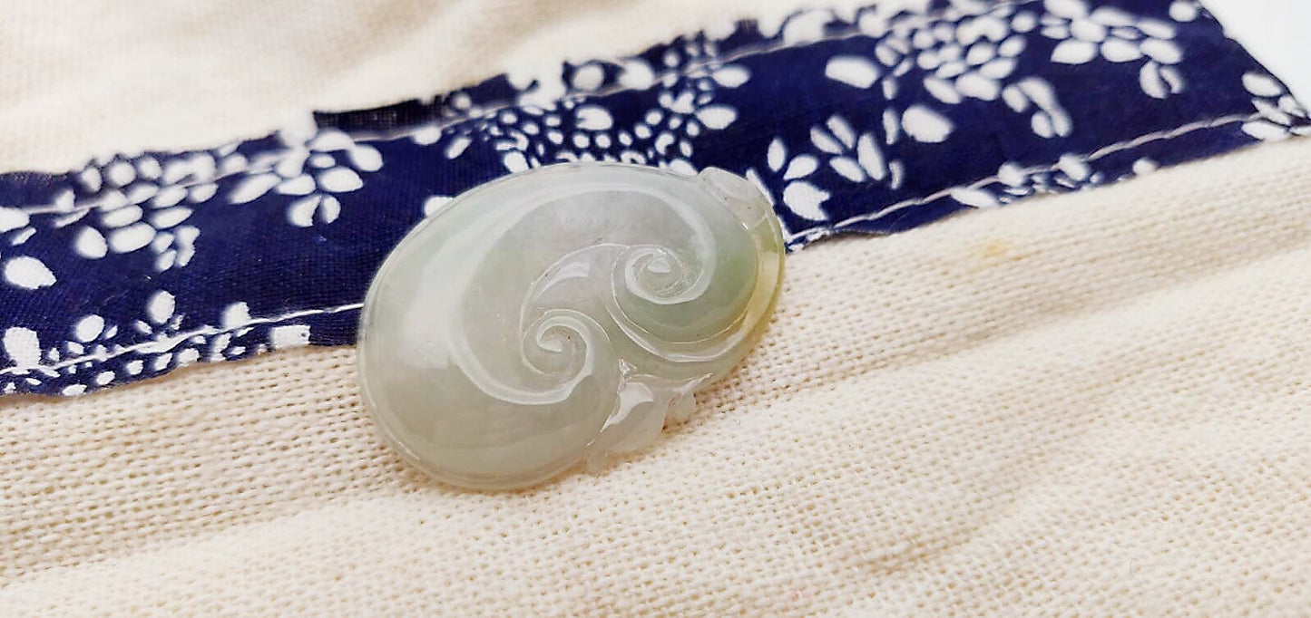 Translucent Jadeite Ruyi Pendant