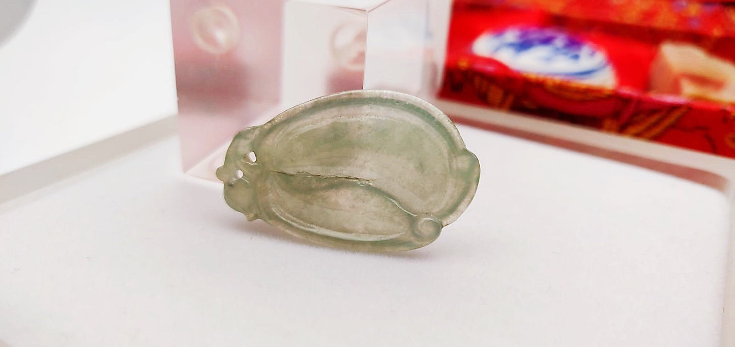 Green Jadeite Gourd Pendant