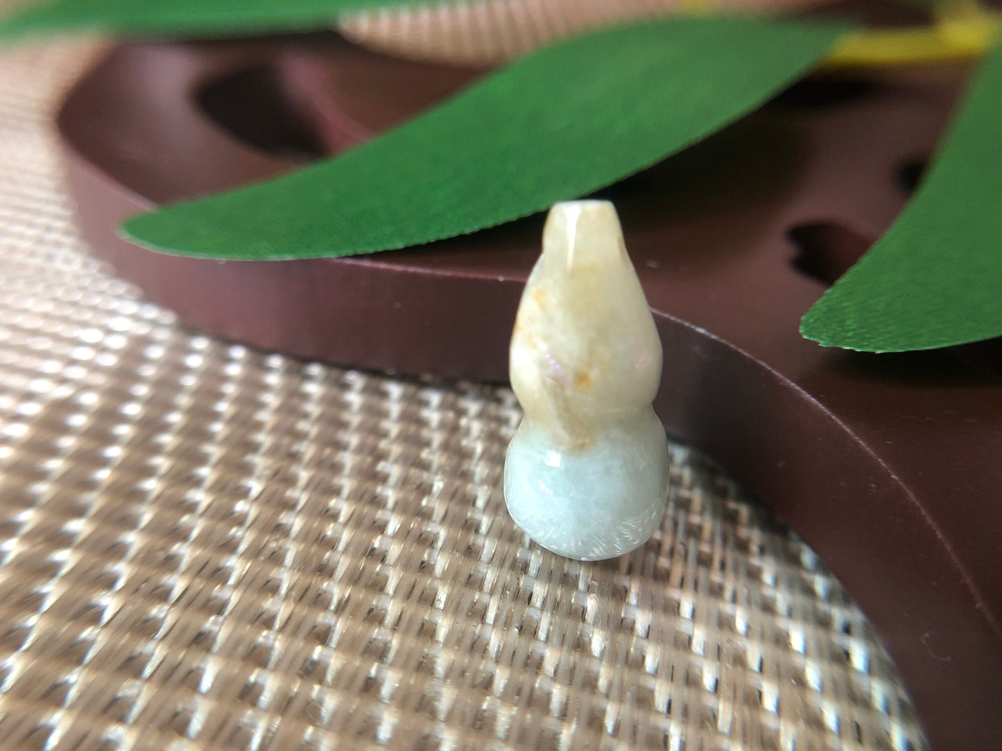 Natural Yellow Jade Calabash Pendant