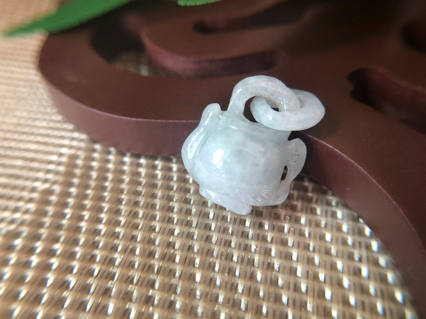 White Jadeite Teapot Loose Gemstone