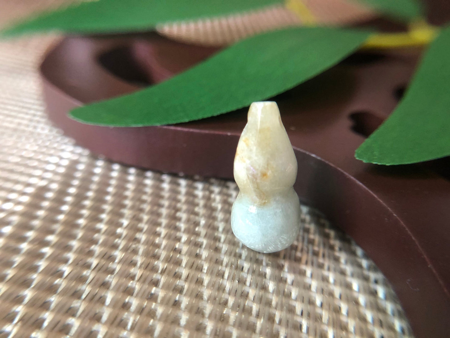 Natural Yellow Jade Calabash Pendant