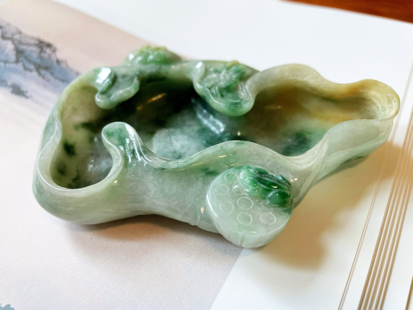 Oriental Collection Jade Ink Dish