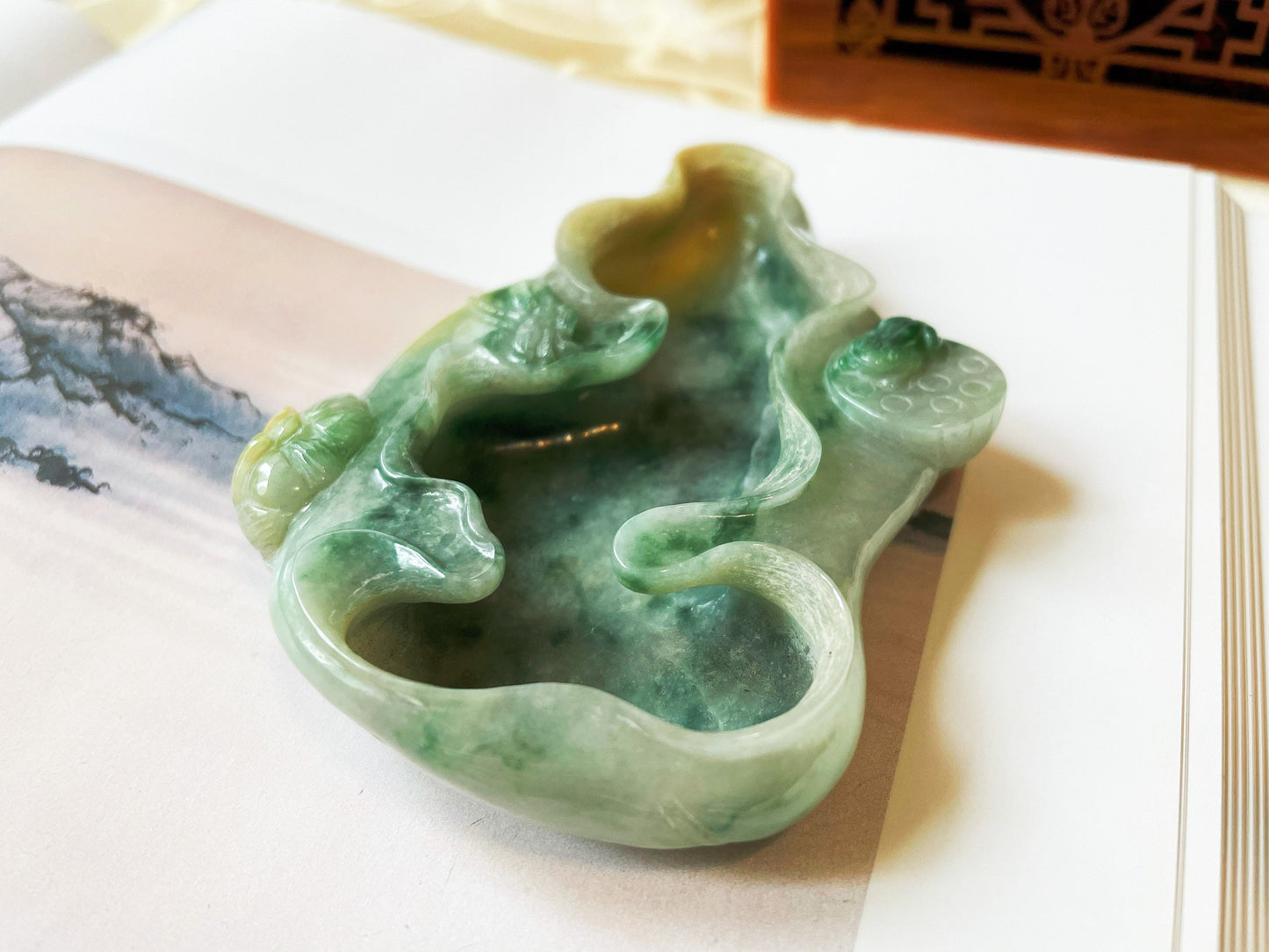 Oriental Collection Jade Ink Dish