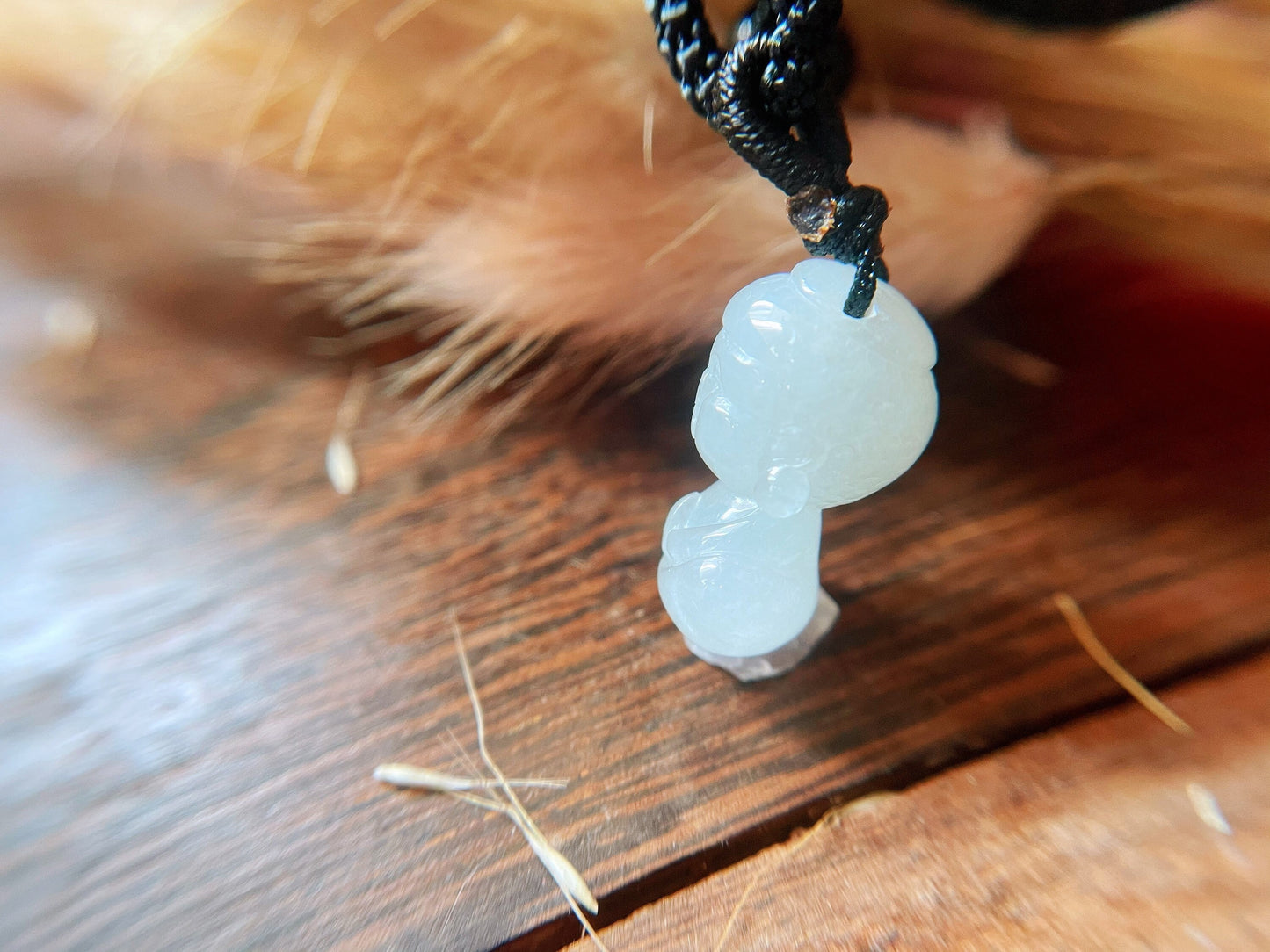 Icy Jadeite Buddha Pendant - for Meditation