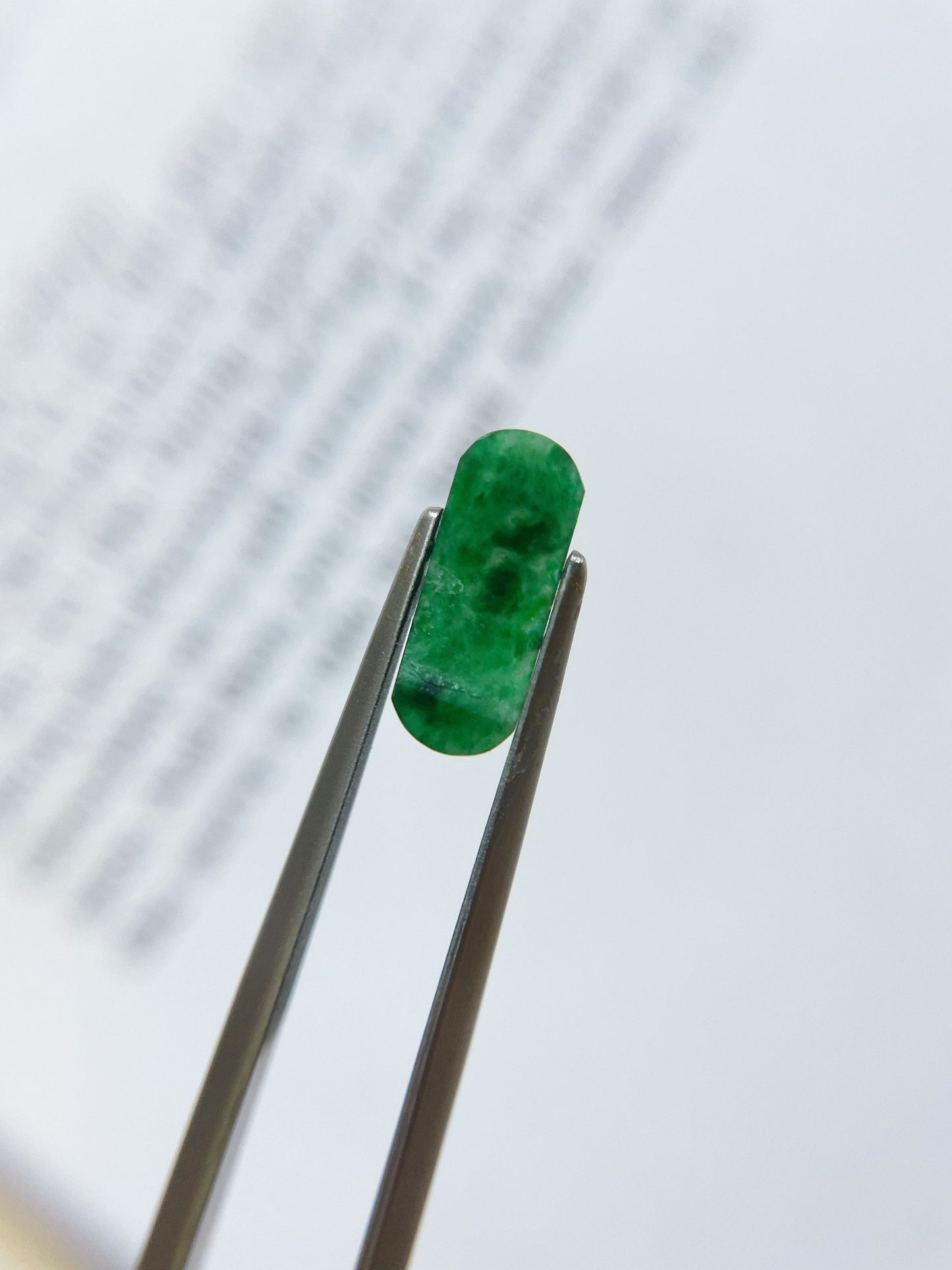 Vivid Green Saddle Cut Jadeite Gemstones