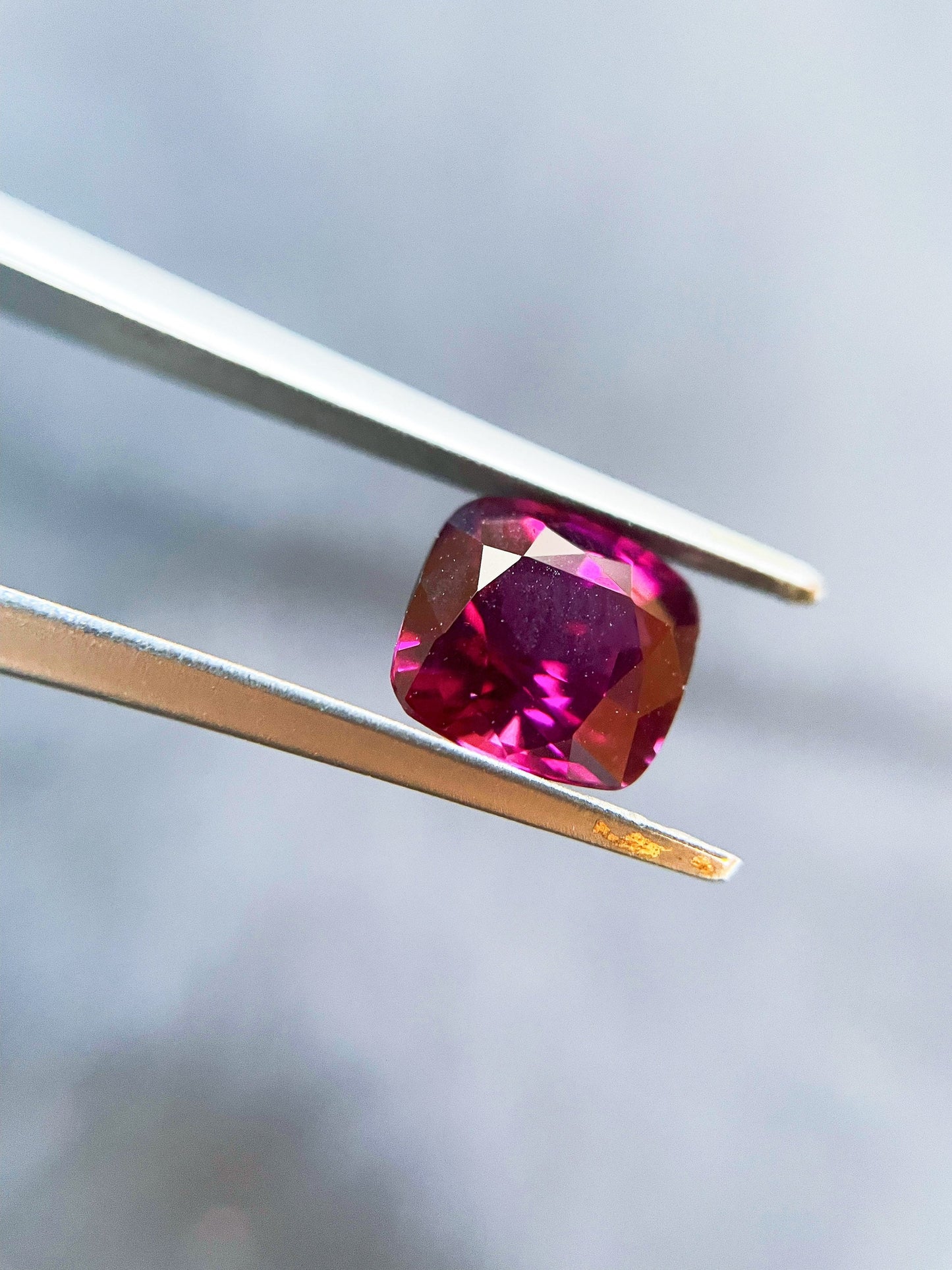 Purplish Red Garnet Gemstone