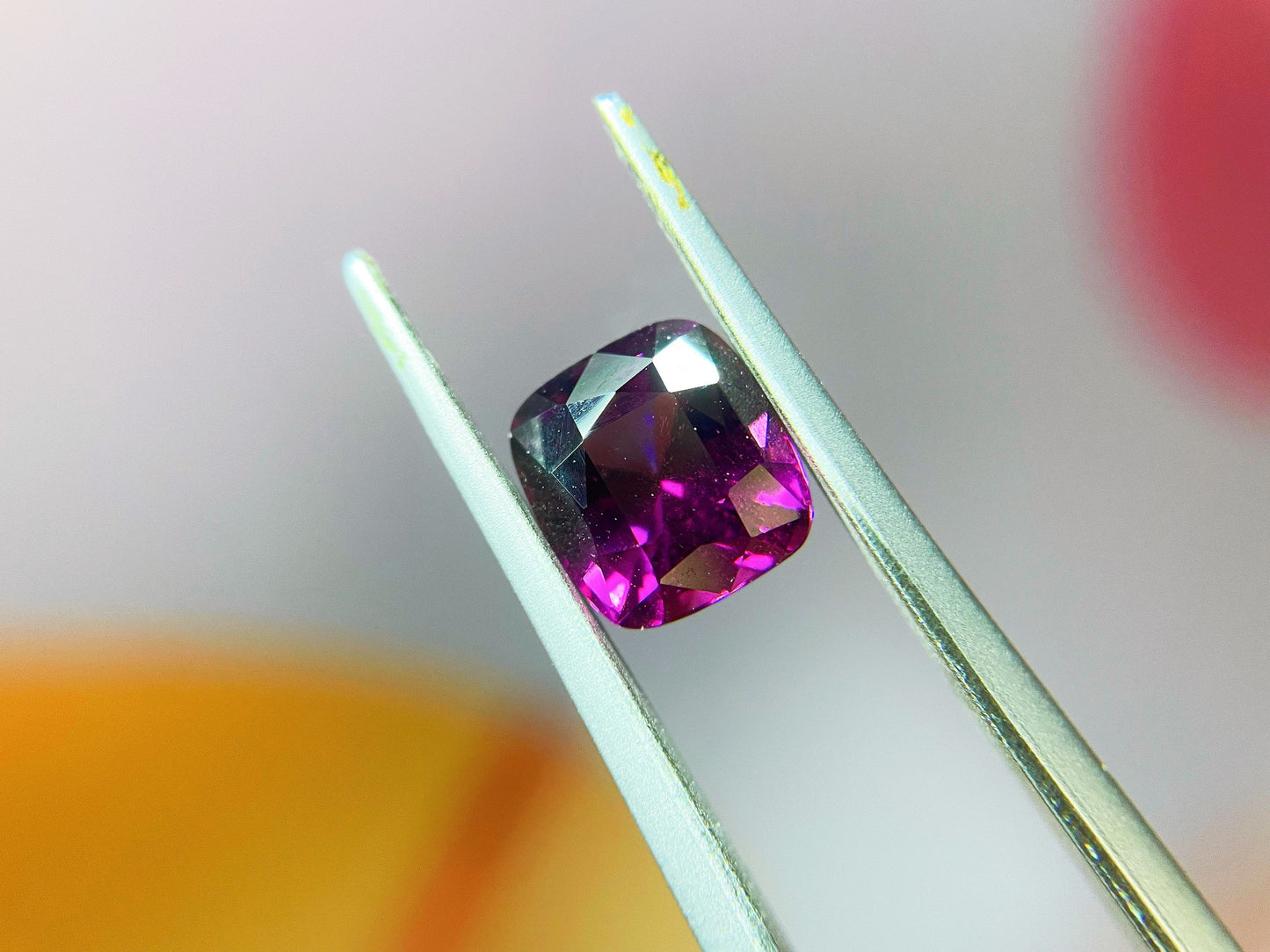 Purplish Red Garnet Gemstone