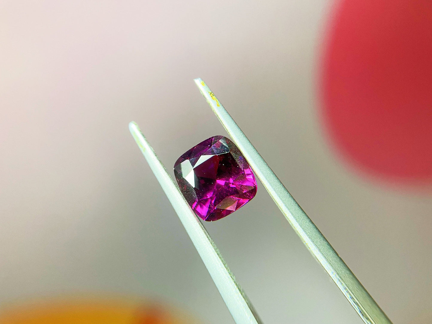 Purplish Red Garnet Gemstone