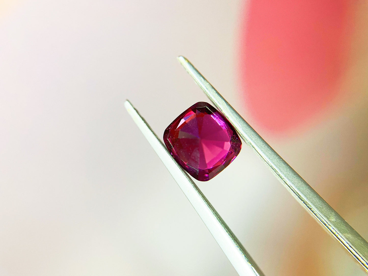 Purplish Red Garnet Gemstone