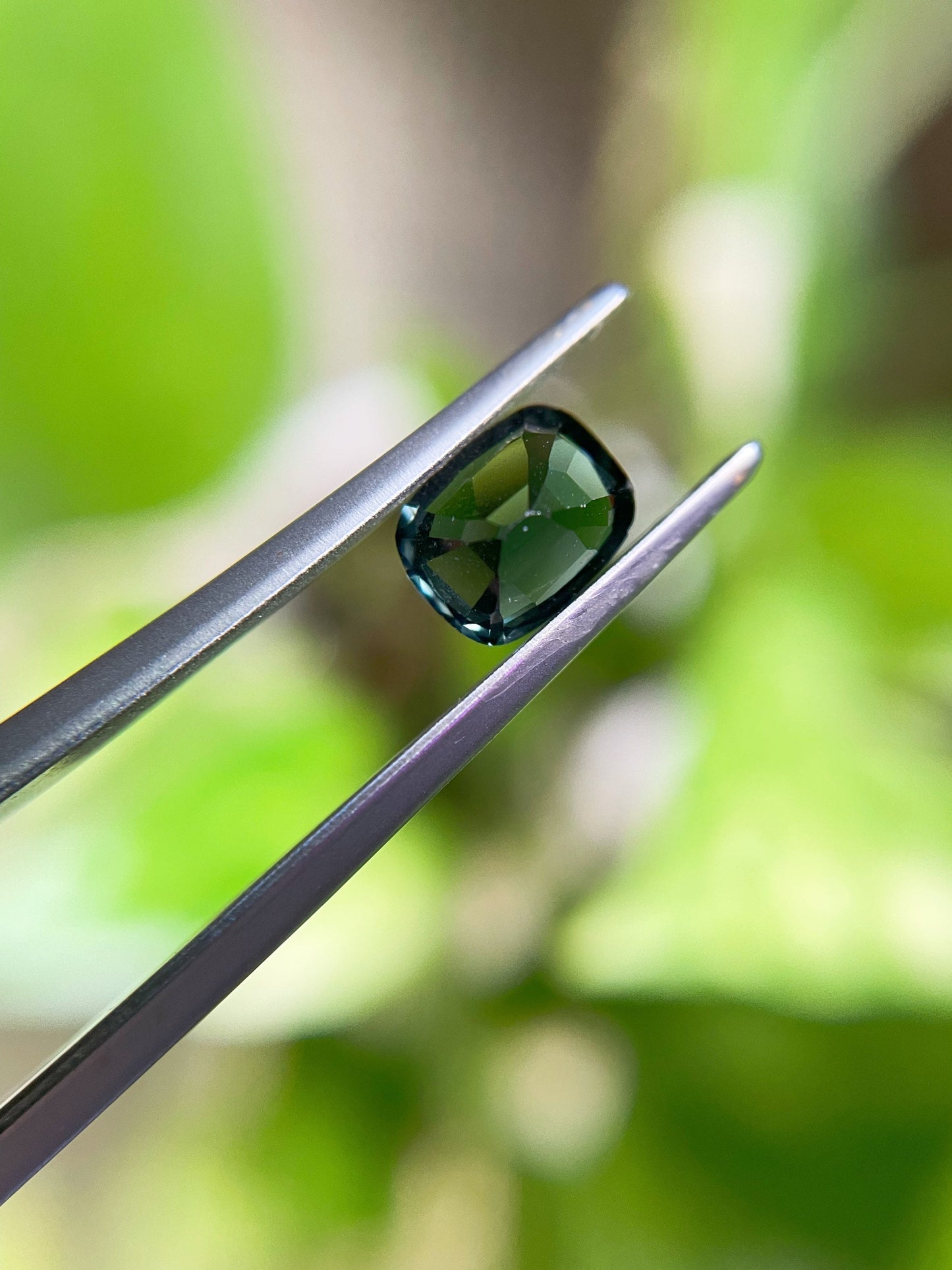 Natural Myanmar Greenish Grey Spinel Gemstone