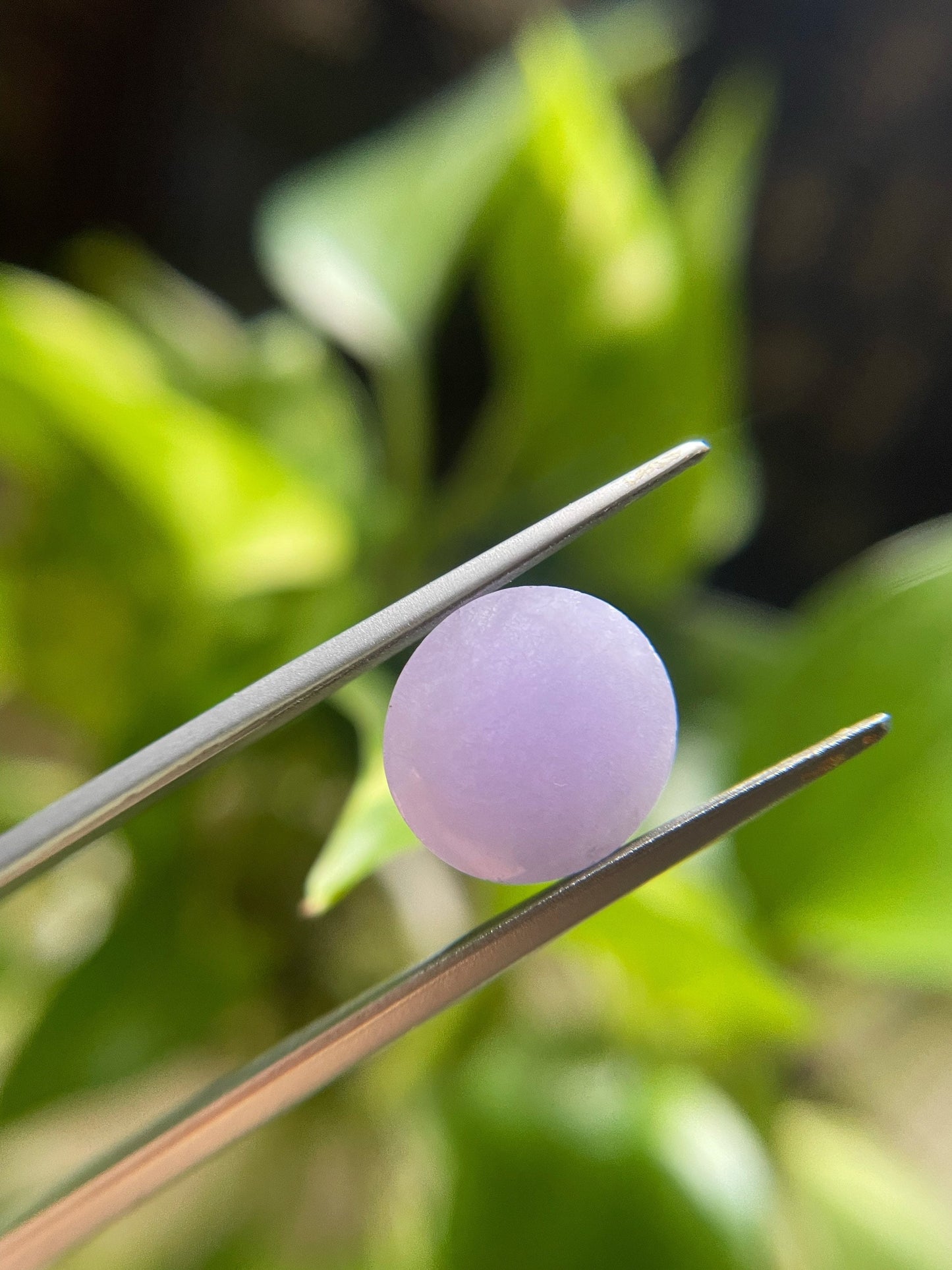 Natural Lavender Jadeite Cabochon