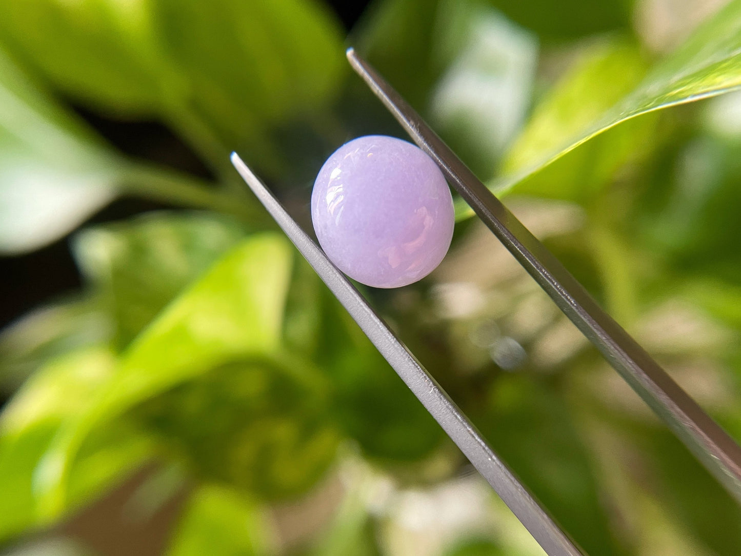 Natural Lavender Jadeite Cabochon