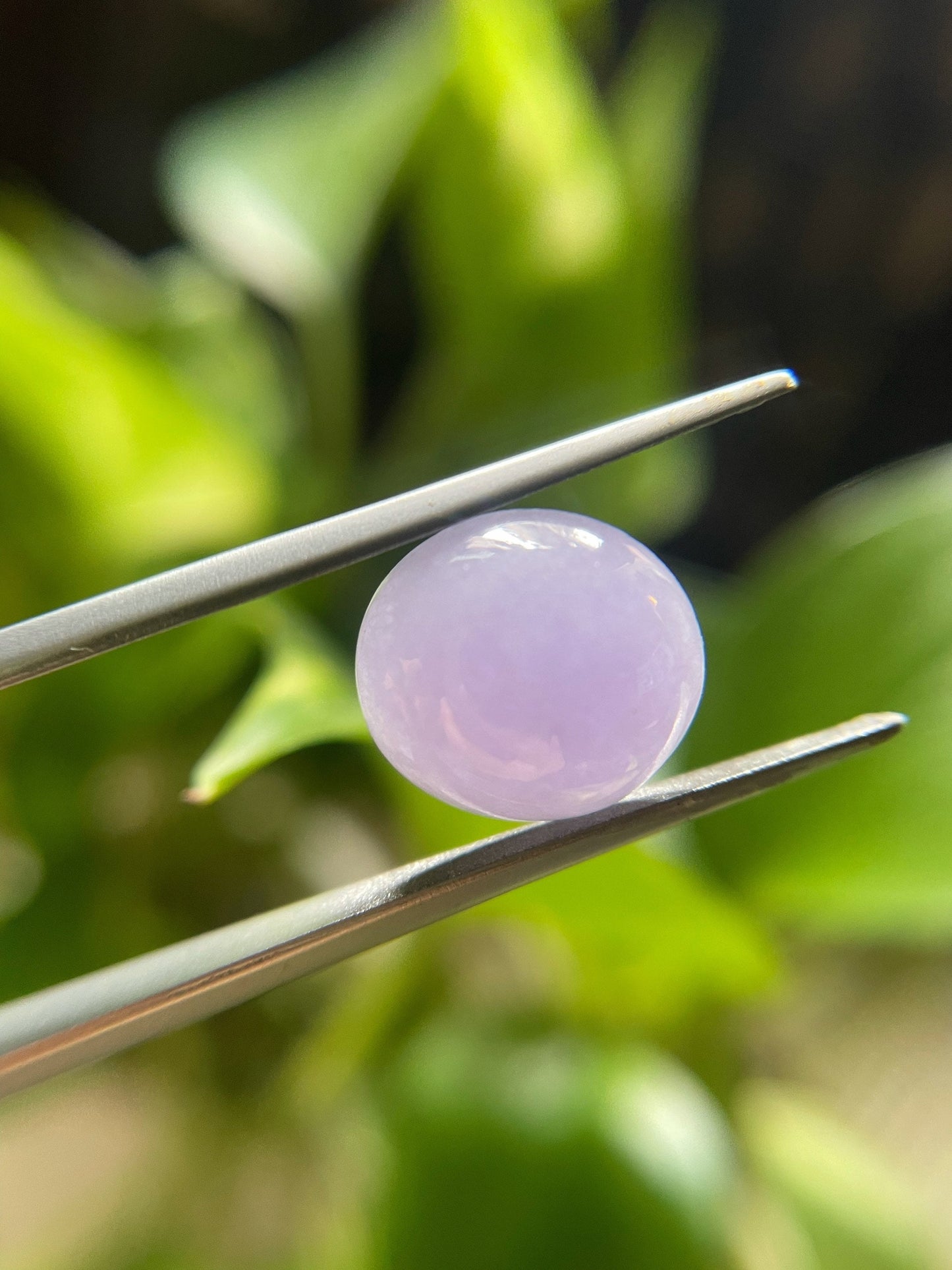 Natural Lavender Jadeite Cabochon