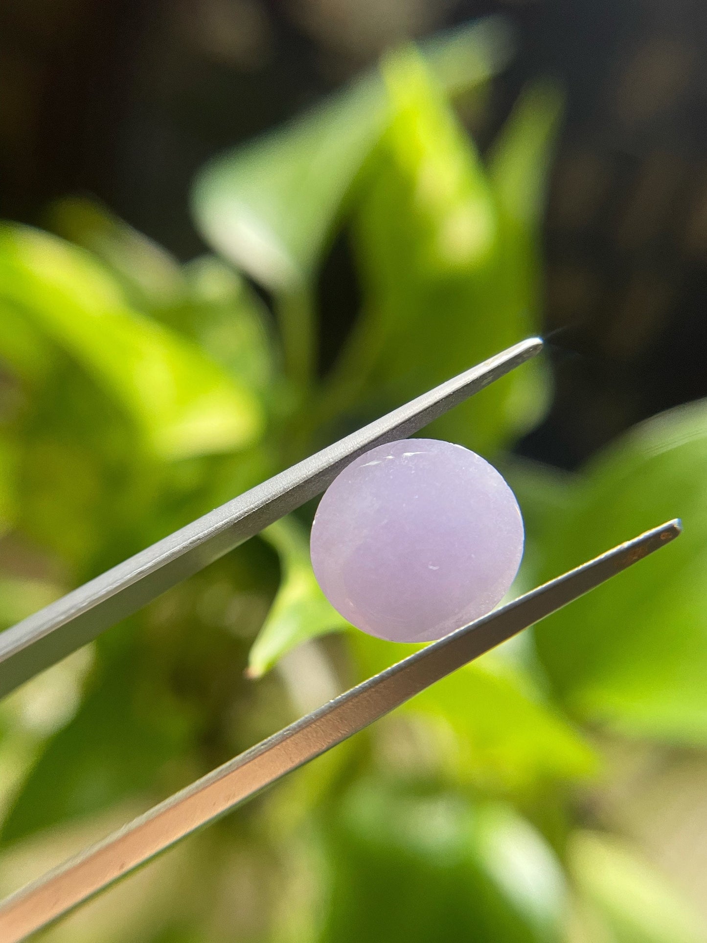 Natural Lavender Jadeite Cabochon