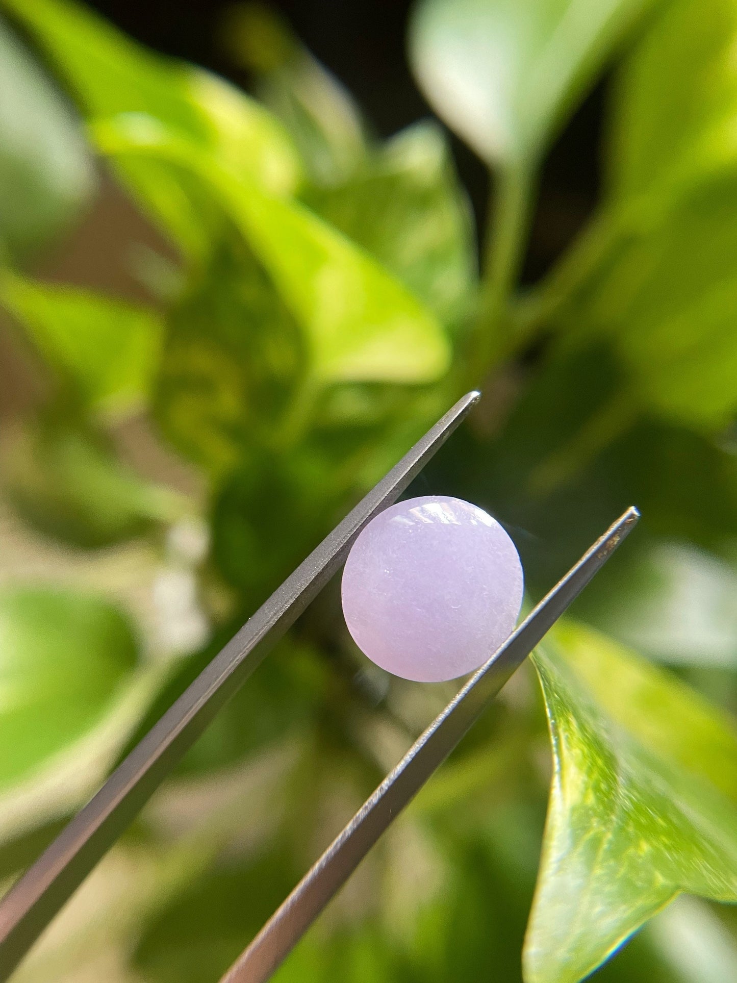 Natural Lavender Jadeite Cabochon