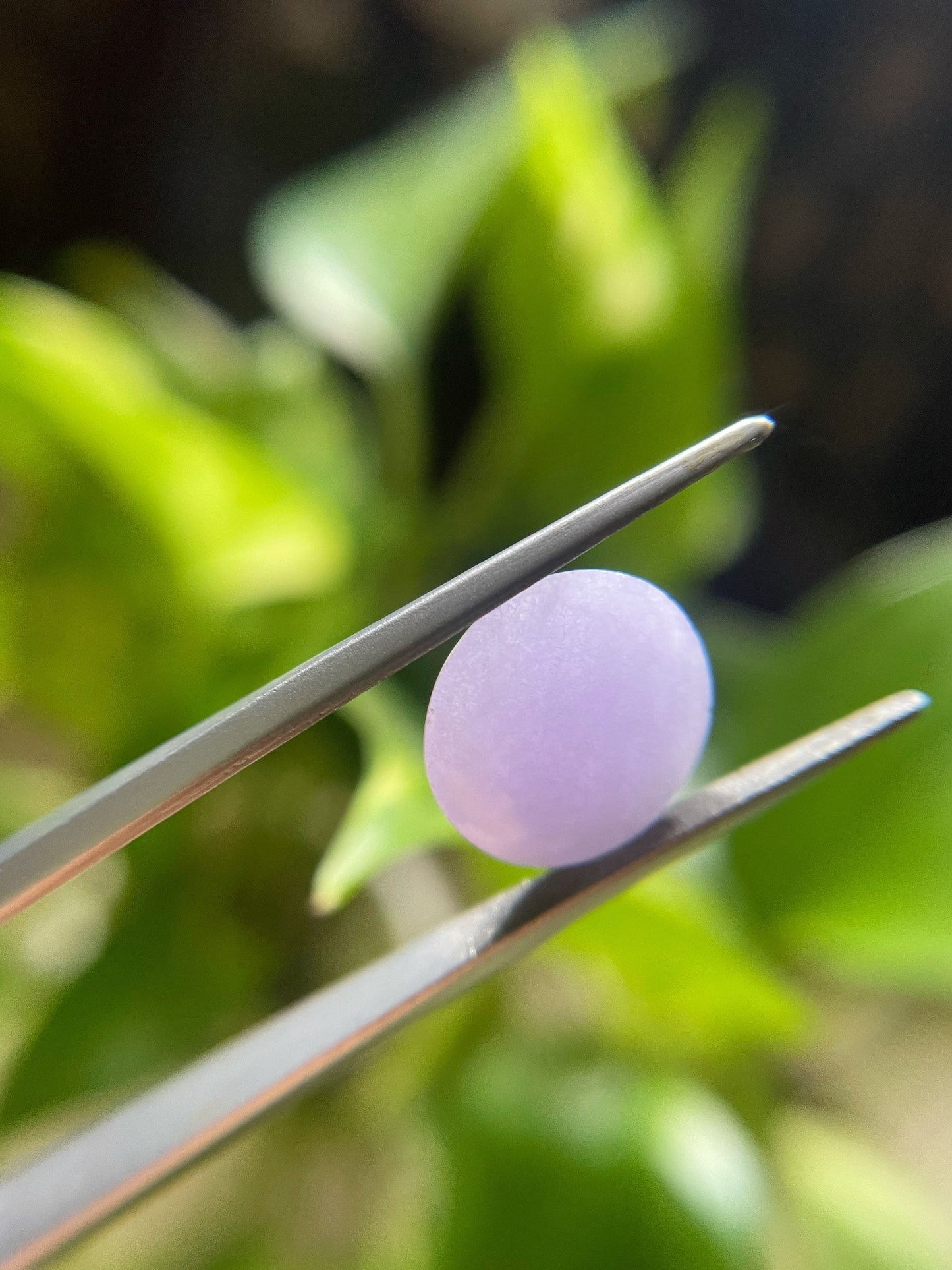 Natural Lavender Jadeite Cabochon