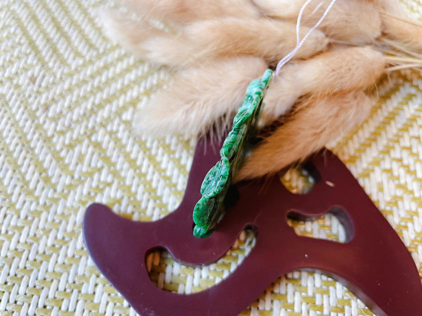 Green Jade Buddha Pendant Necklace