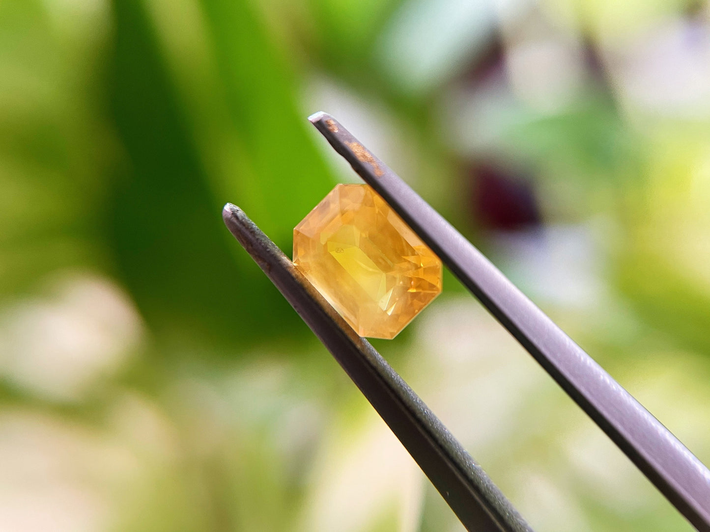 Certified Natural Sri Lanka Canary Yellow Sapphire Gemstone