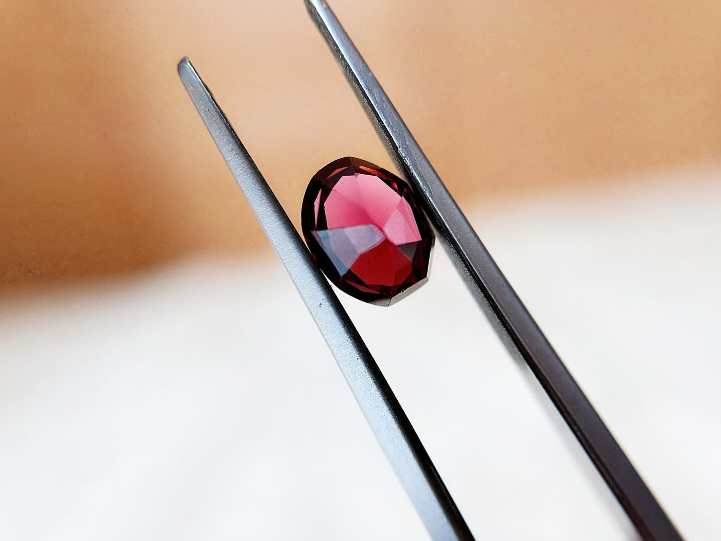 Vivid Red Garnet Gemstone