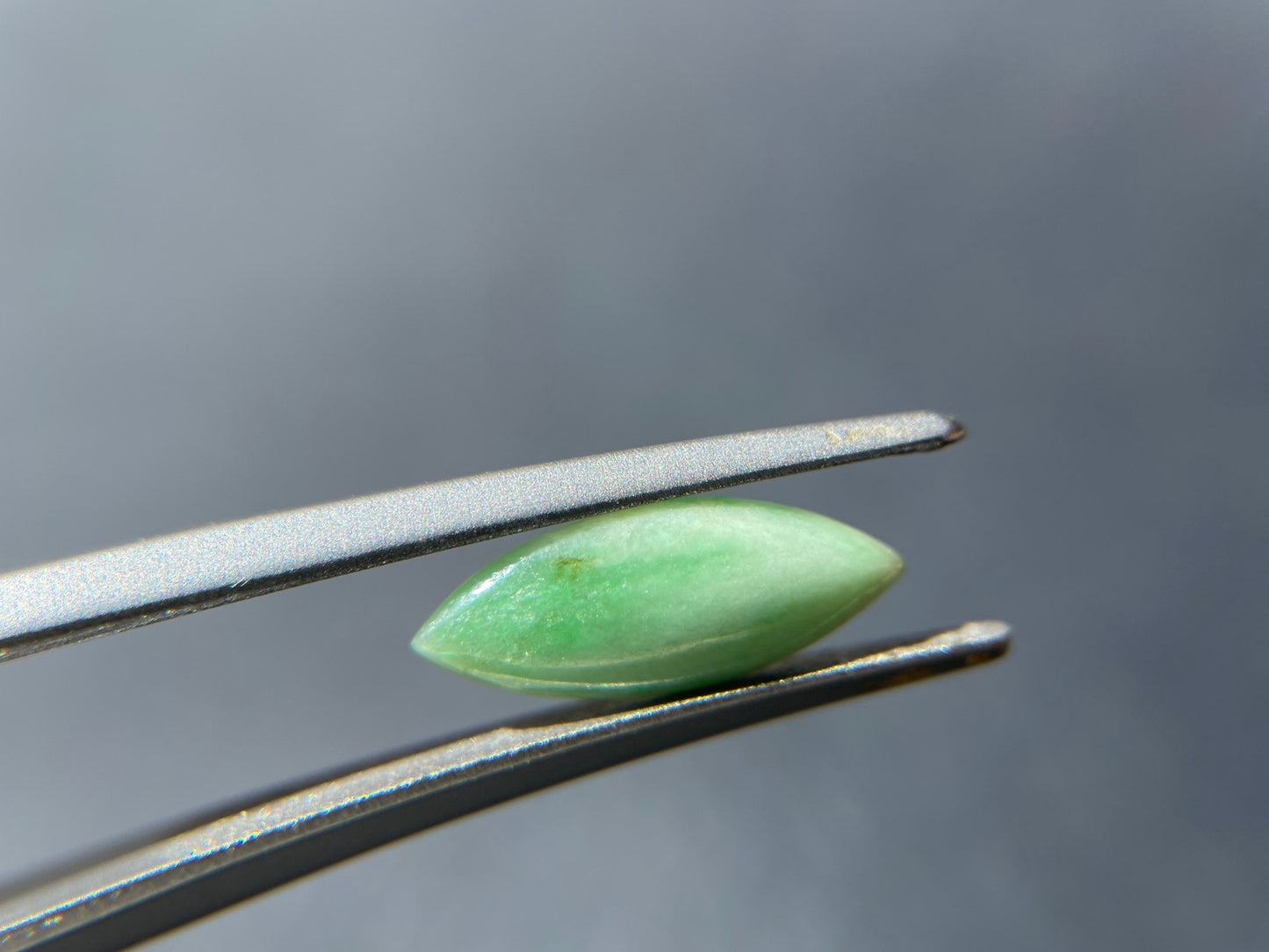 Apple Green Marquise Cut Jadeite Cabochon