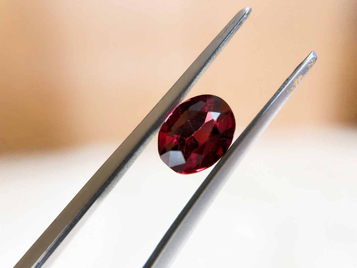 Vivid Red Garnet Gemstone