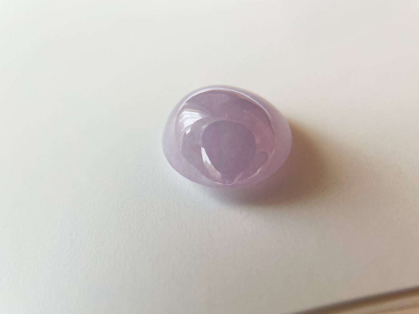 Lavender Icy Jadeite Cabochon