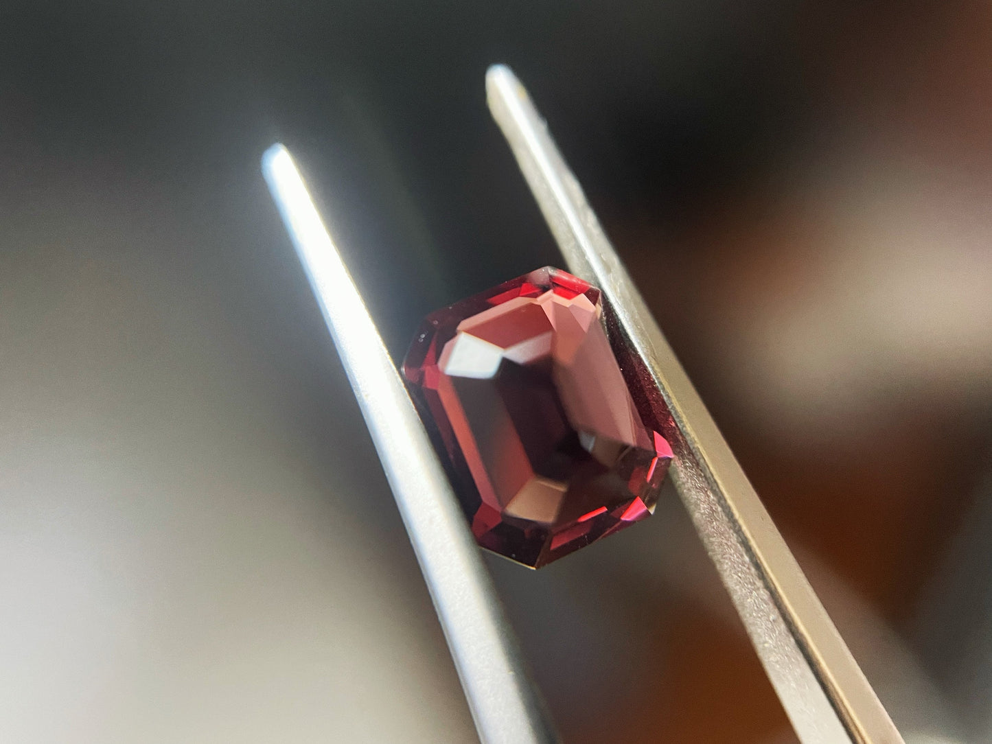 Intense Red Spinel Gemstone