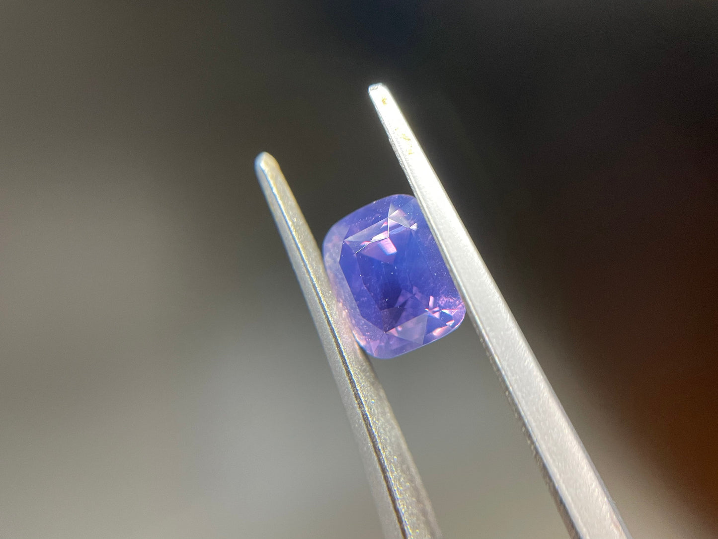 Certified Natural Unheated Purple Violet Sapphire - Rare Satin-like