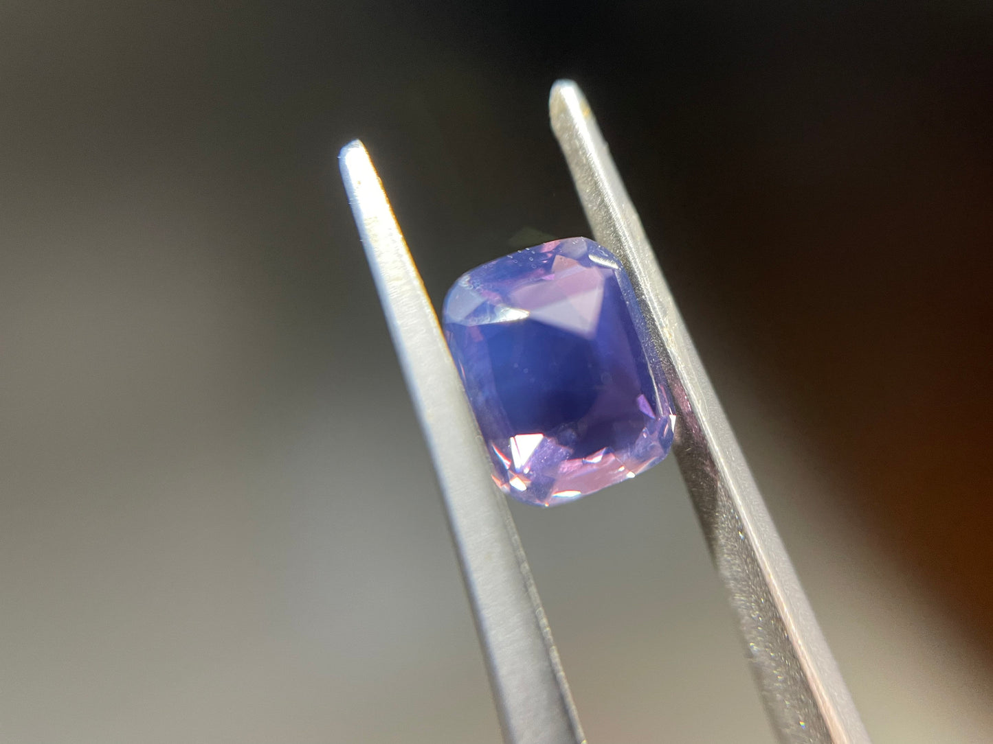 Certified Natural Unheated Purple Violet Sapphire - Rare Satin-like