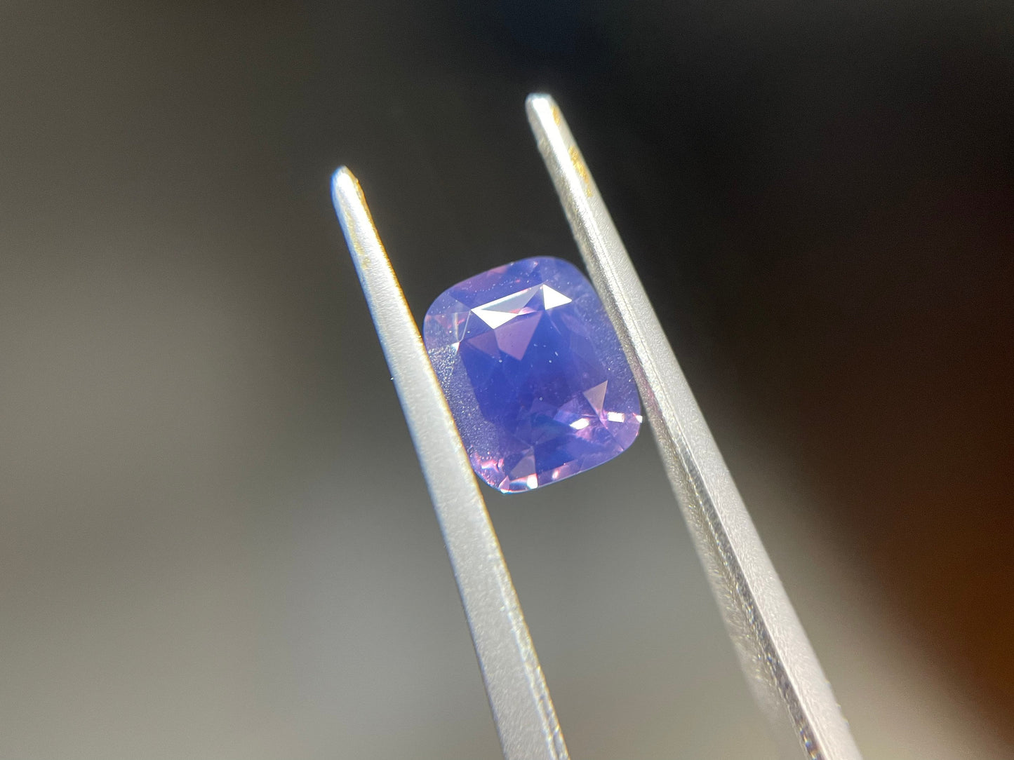 Certified Natural Unheated Purple Violet Sapphire - Rare Satin-like