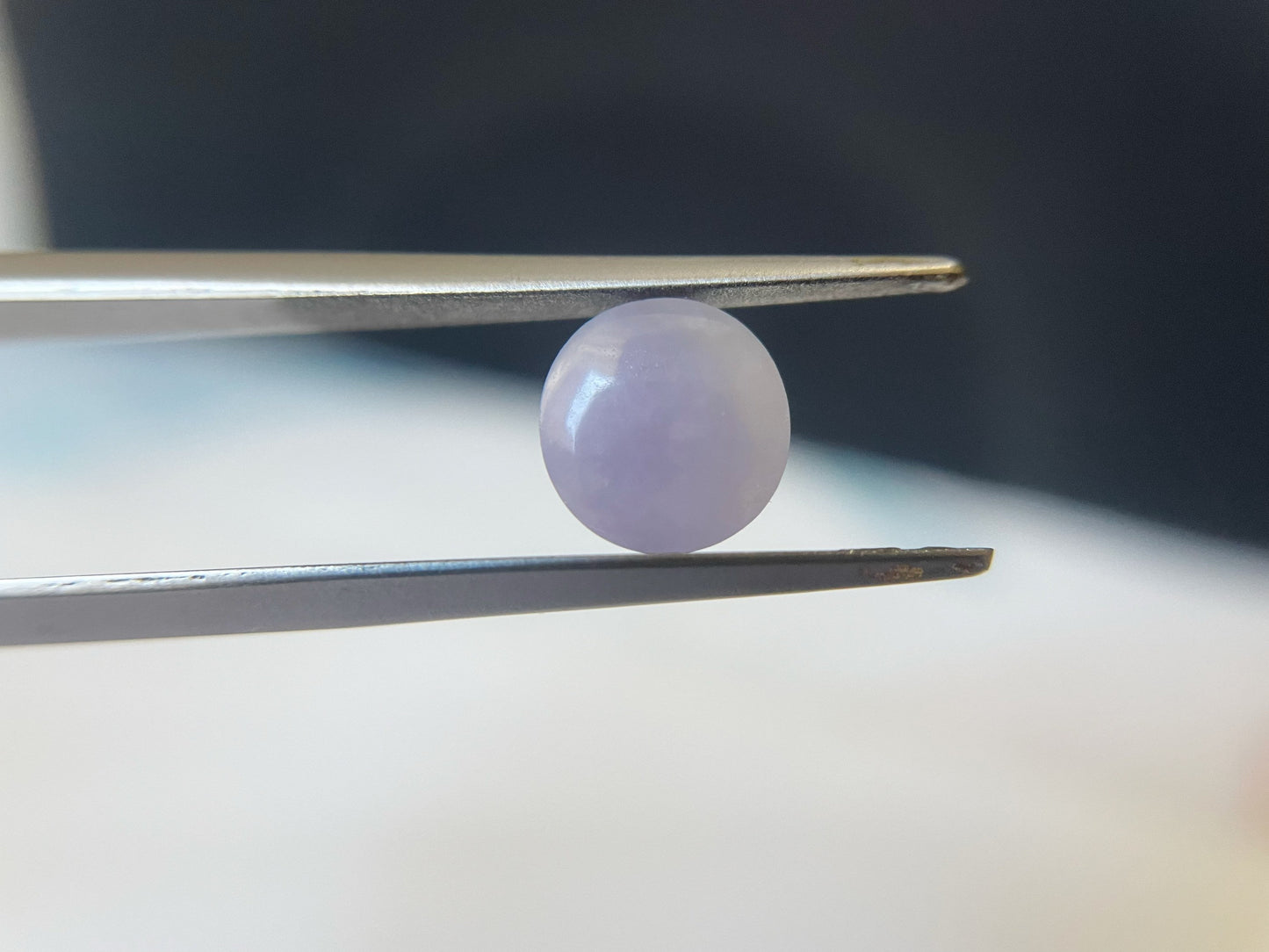 Icy Lavender Jadeite Cabochon