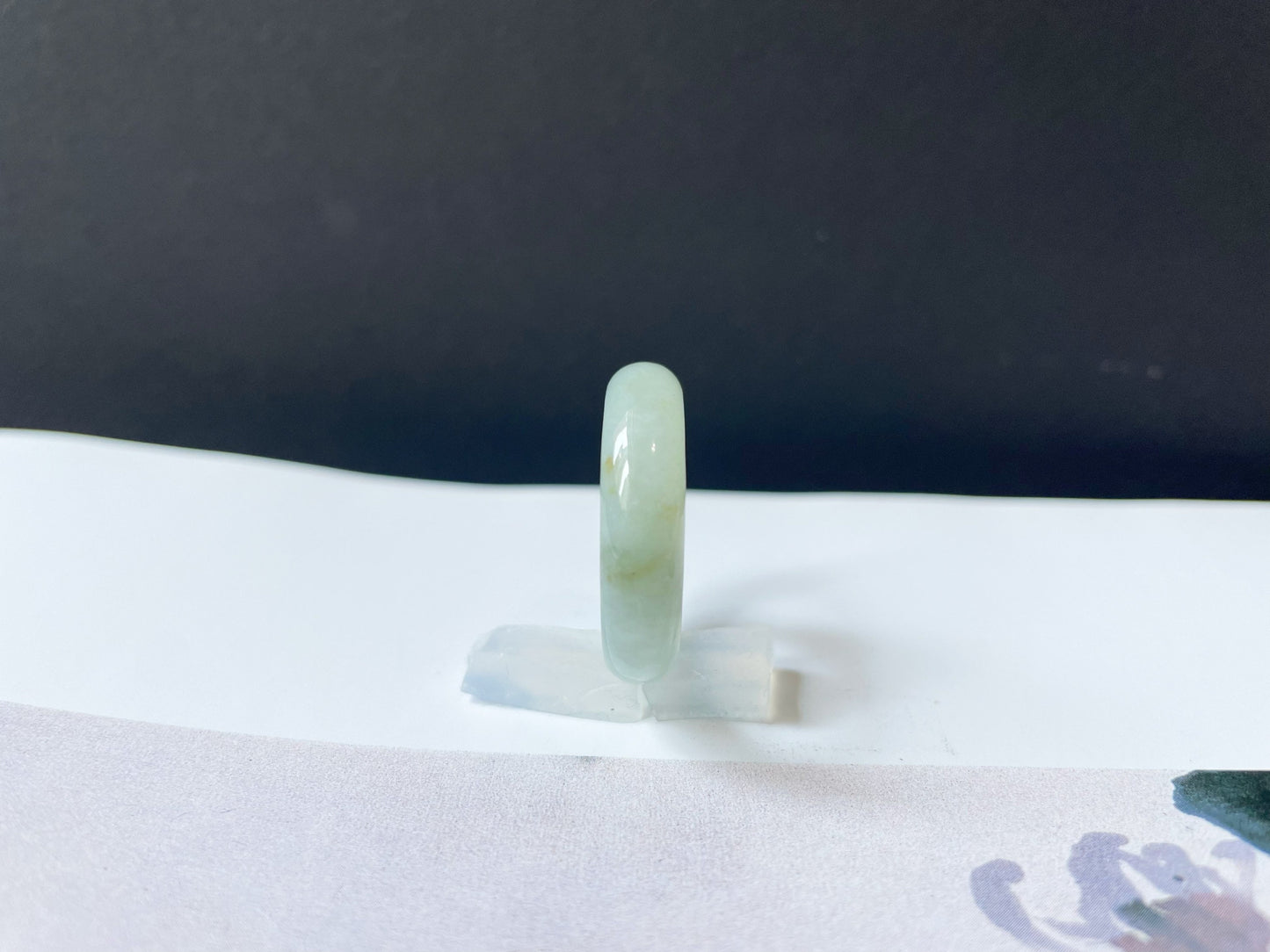 Minimalist Jade Ring Band - 19.2 mm