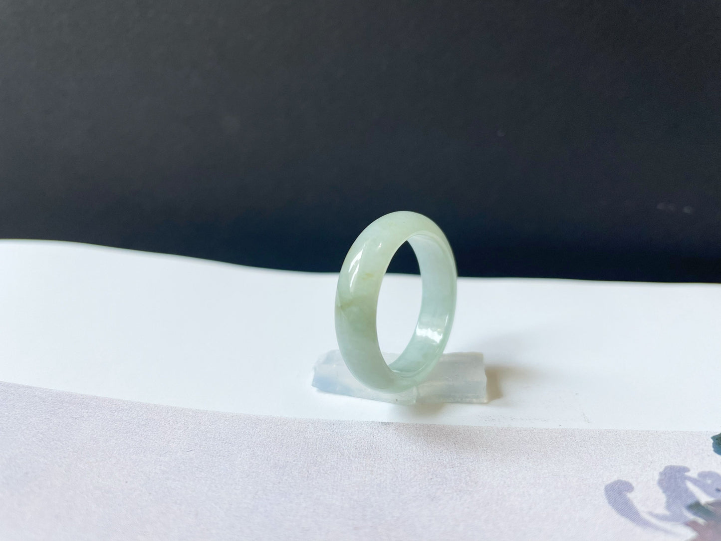 Minimalist Jade Ring Band - 19.2 mm