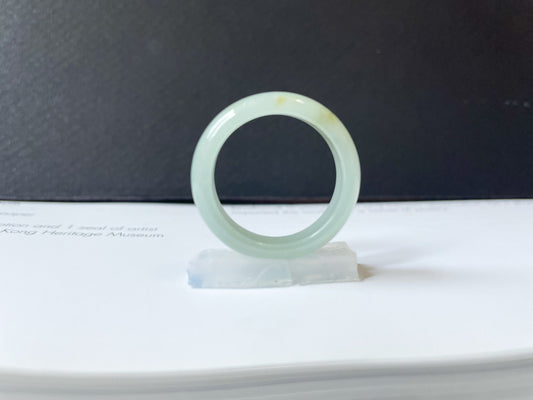 Minimalist Jade Ring Band - 19.2 mm