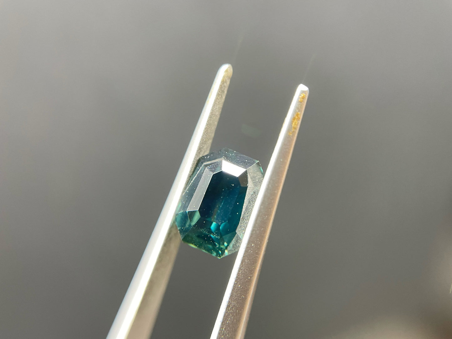 Certified Sri Lanka Unheated Teal Sapphire Gemstone