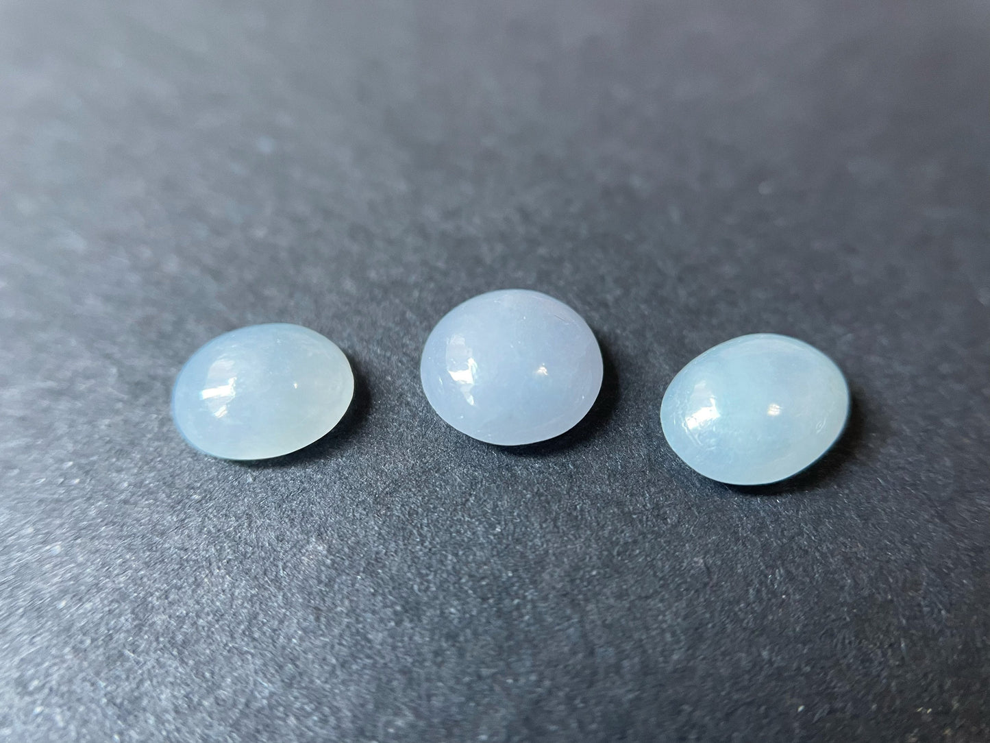 Light Lavender Icy Type Jadeite Cabochons