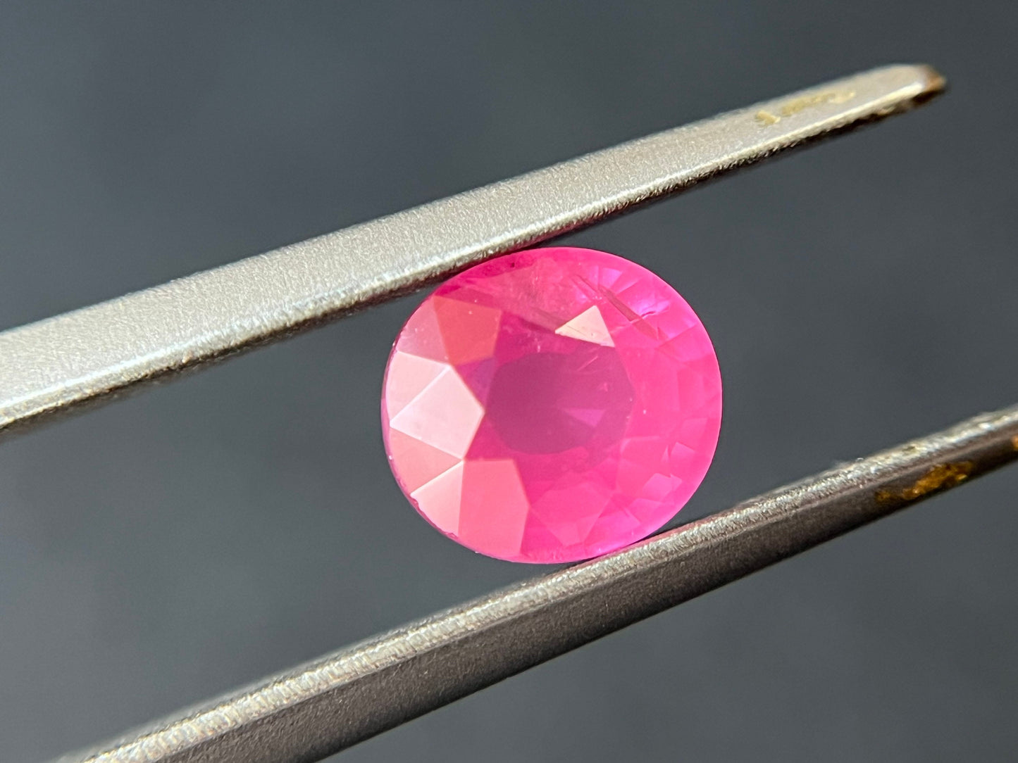 Certified Natural Velvety Neon Pink Orangy Oval Mahenge Spinel