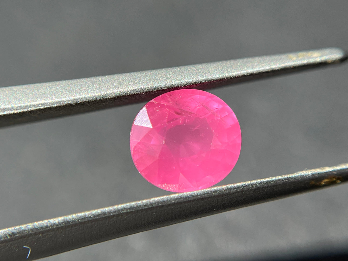 Certified Natural Velvety Neon Pink Orangy Oval Mahenge Spinel