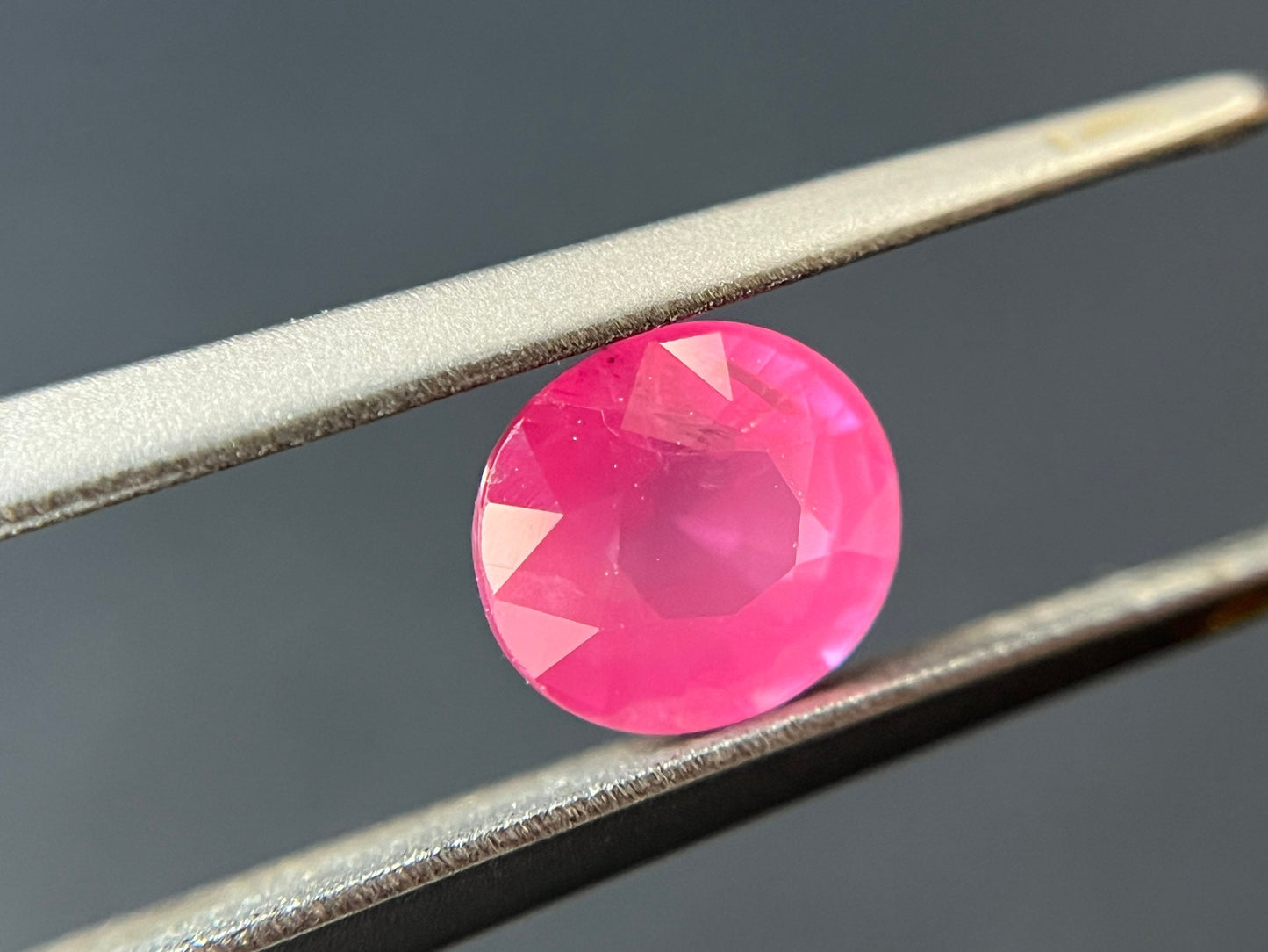 Certified Natural Velvety Neon Pink Orangy Oval Mahenge Spinel