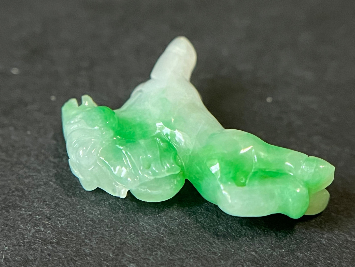 Vivid Green Horse Jadeite - Year of the Horse Loose Jade