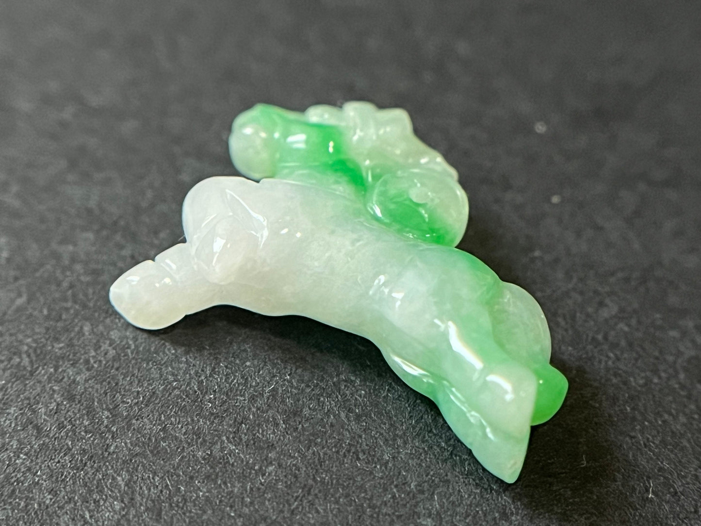 Vivid Green Horse Jadeite - Year of the Horse Loose Jade