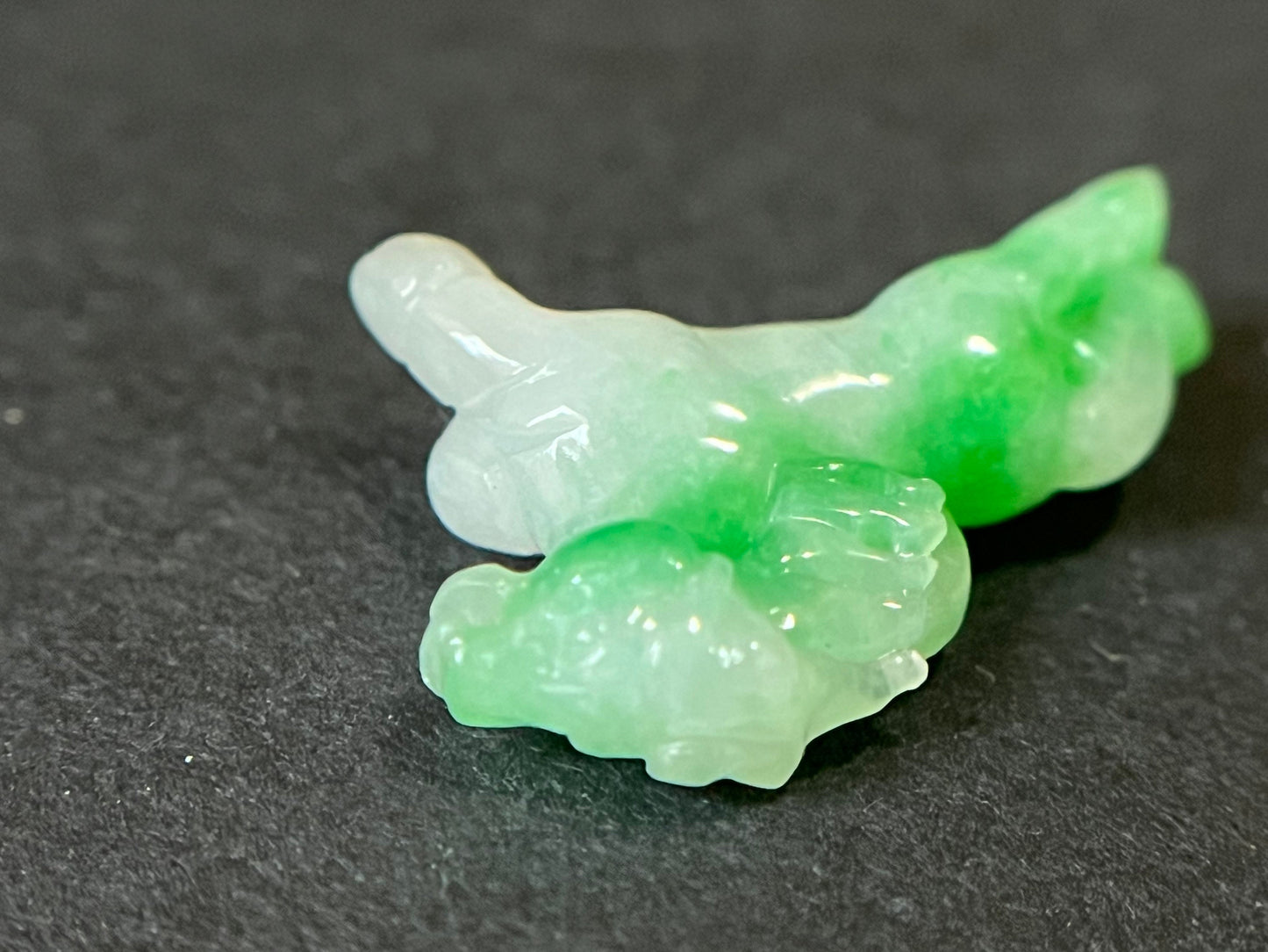 Vivid Green Horse Jadeite - Year of the Horse Loose Jade