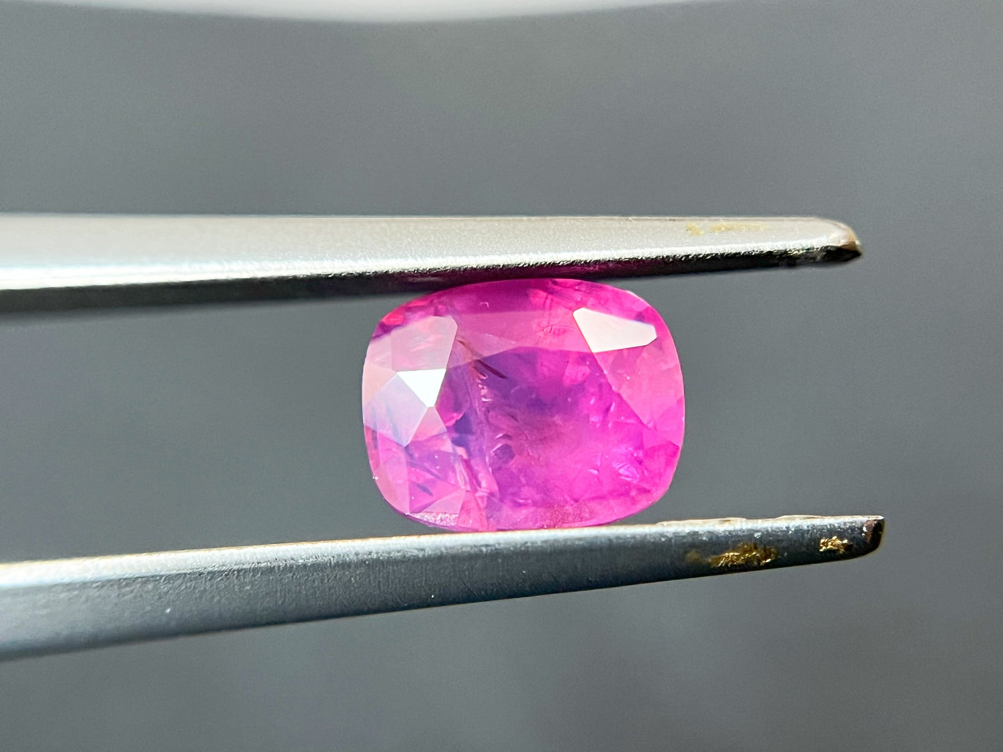 Certified Natural Vivid Pink Sapphire - Stunning Pink Gemstone