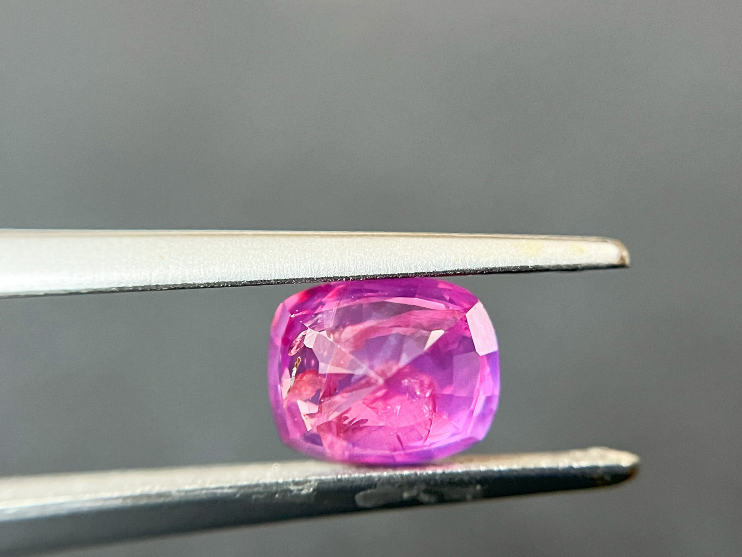 Certified Natural Vivid Pink Sapphire - Stunning Pink Gemstone