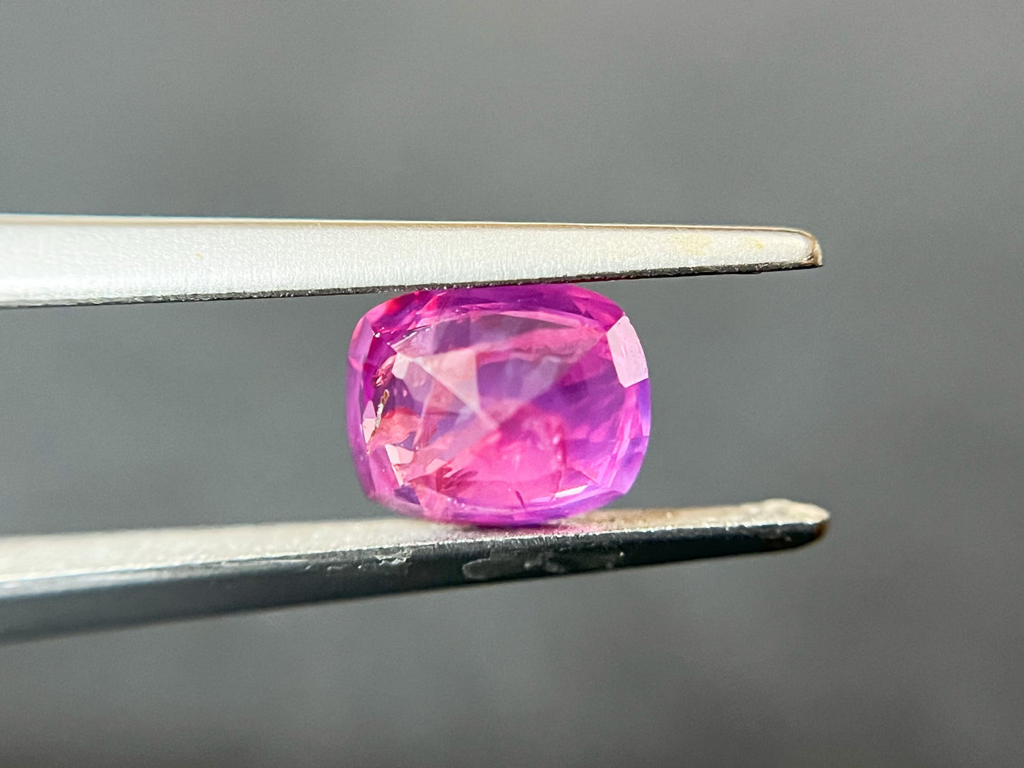 Certified Natural Vivid Pink Sapphire - Stunning Pink Gemstone