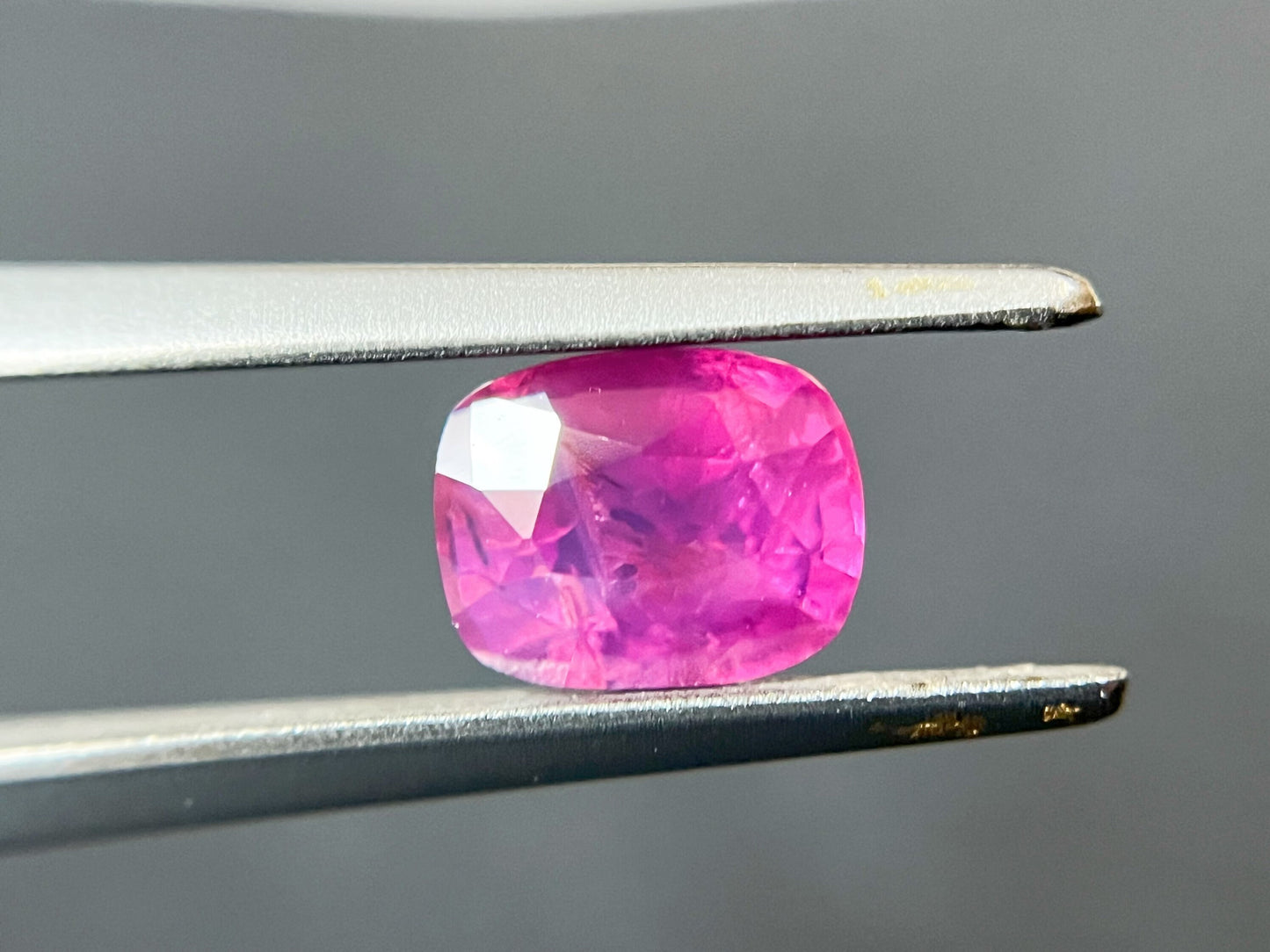 Certified Natural Vivid Pink Sapphire - Stunning Pink Gemstone