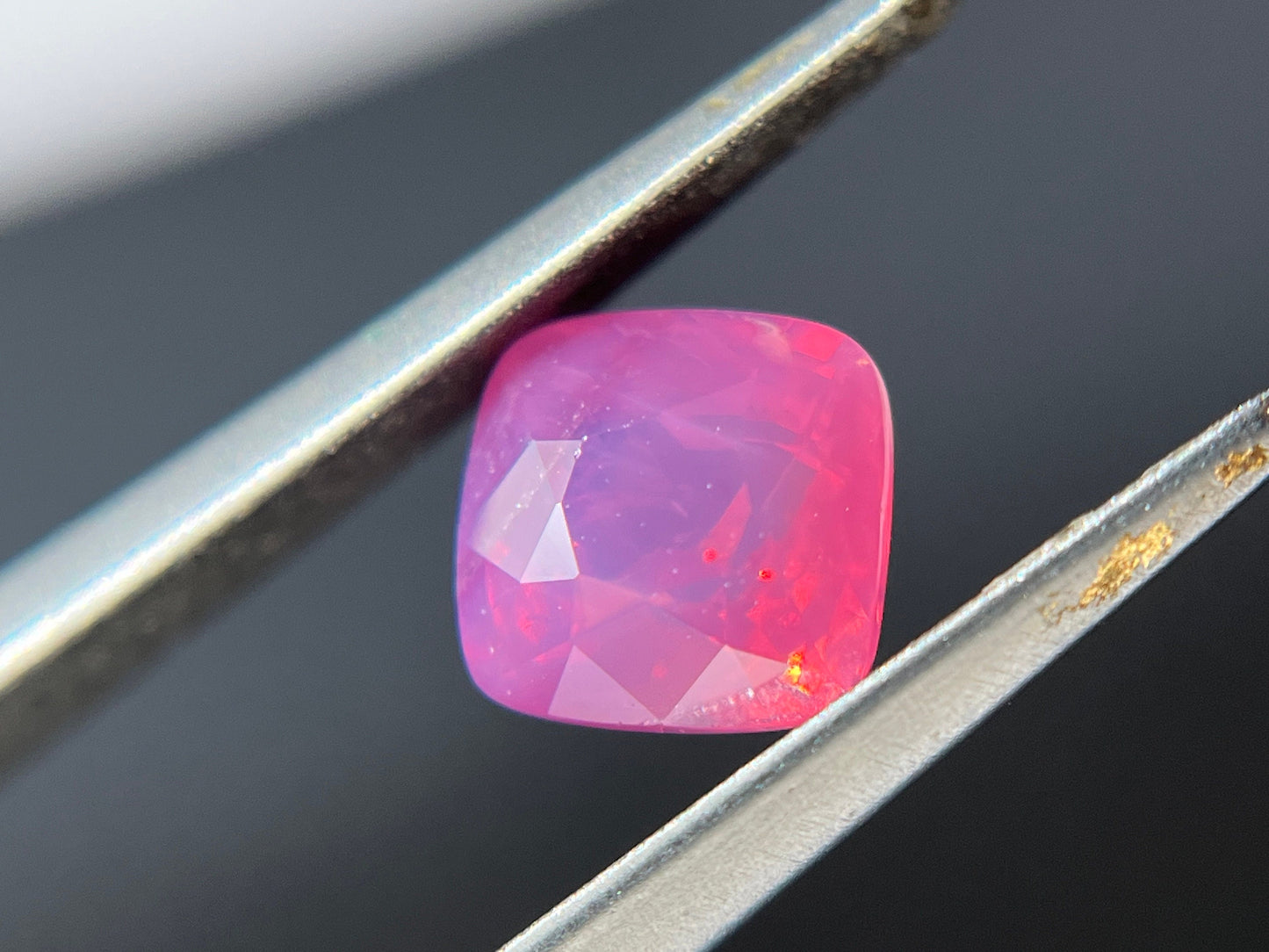 Certified Natural Tanzania Velvety Orange Pink Mahenge Spinel