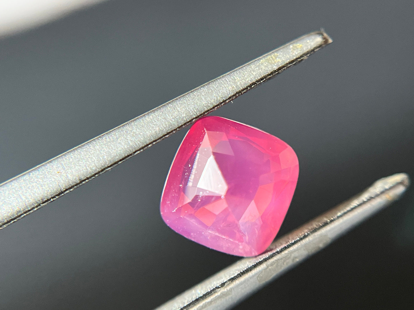 Certified Natural Tanzania Velvety Orange Pink Mahenge Spinel